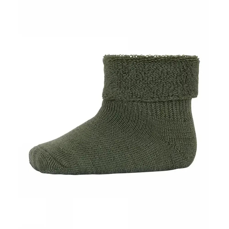 Mp Denmark Wool Baby Socks 722 Olivine 1235 - Studio Play