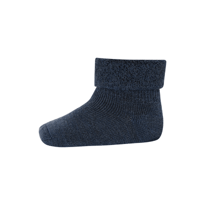 Mp Denmark Wool Baby Socks Dark denim 498 - Studio Play