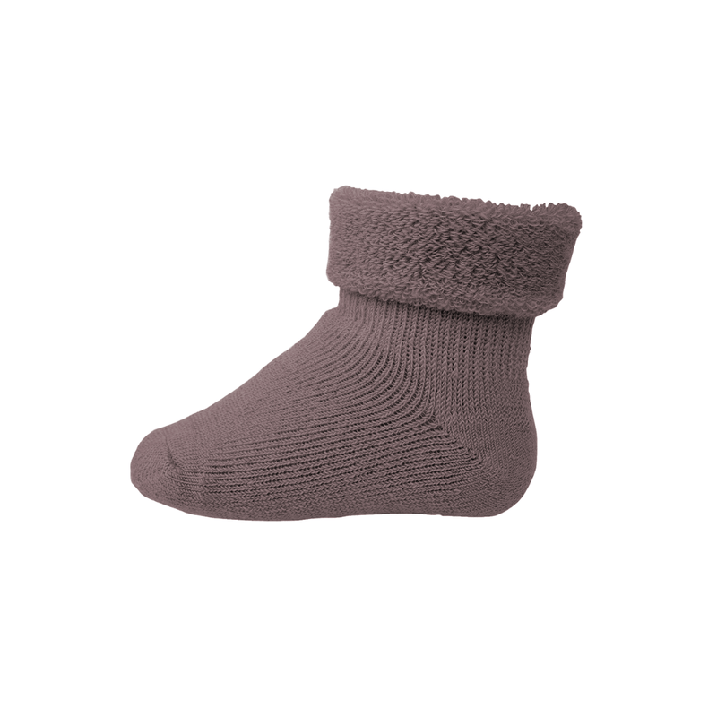 Mp Denmark Wool Baby Socks Dark Purple Dove 33 - Studio Play