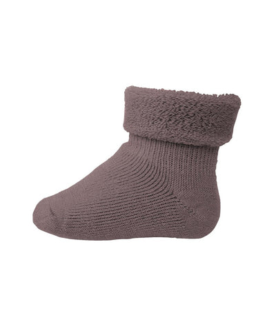 Mp Denmark Wool Baby Socks Dark Purple Dove 33