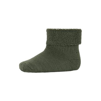 Mp Denmark Wool Baby Socks Olivine 1235 - Studio Play
