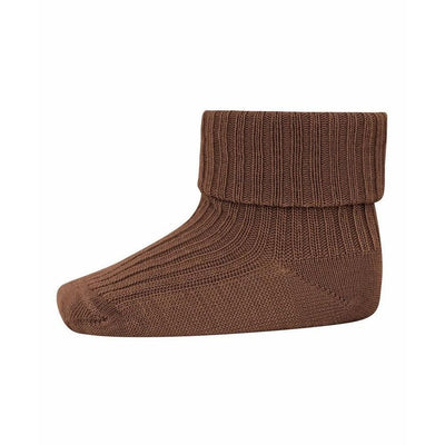Mp Denmark Wool Rib Baby Socks 589 Peacan Pie 34 - Studio Play