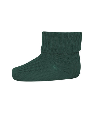 Mp Denmark Wool Rib Baby Socks Deep Petal 48