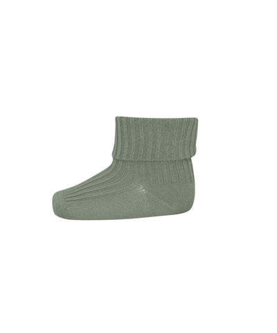 Mp Denmark Wool Rib Baby Socks Lily Pad 115