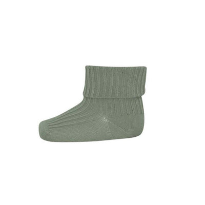 Mp Denmark Wool Rib Baby Socks Lily Pad 115 - Studio Play