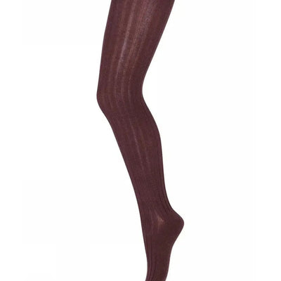 Mp Denmark Wool Rib Tights 128 Grape Skin 36 - Studio Play