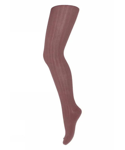 Mp Denmark Wool Rib Tights 128 Hot Chocolate 37