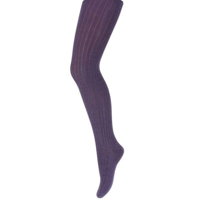 Mp Denmark Wool Rib Tights 128 Vintage Grape 170 - Studio Play