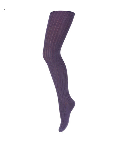 Mp Denmark Wool Rib Tights 128 Vintage Grape 170