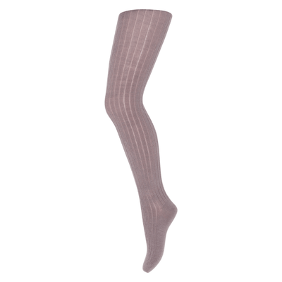 Mp Denmark Wool Rib Tights Dark Purple Dove 33 - Studio Play