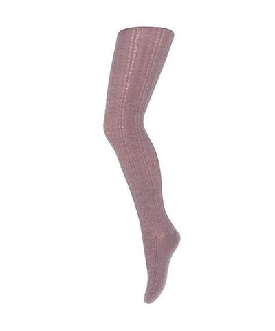 Mp Denmark Wool Rib Tights Dark Purple Dove 33