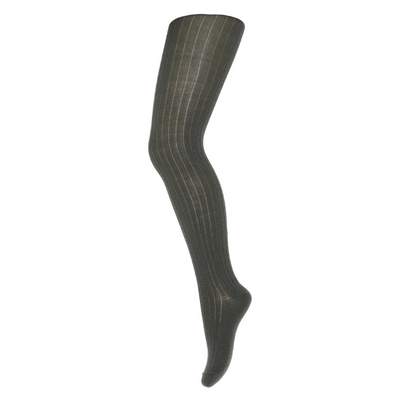 Mp Denmark Wool Rib Tights Dusty Ivy 27 - Studio Play