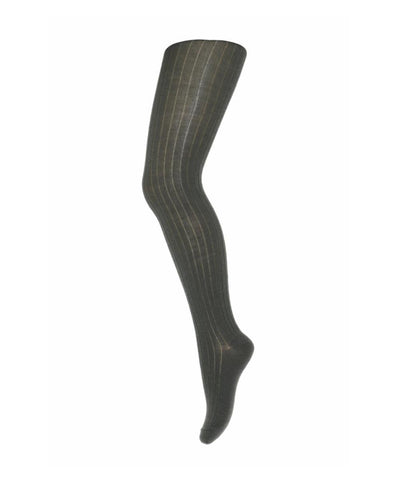 Mp Denmark Wool Rib Tights Dusty Ivy 27