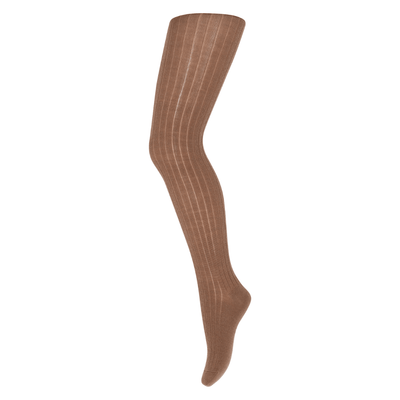 Mp Denmark Wool Rib Tights Peacan Pie 34 - Studio Play