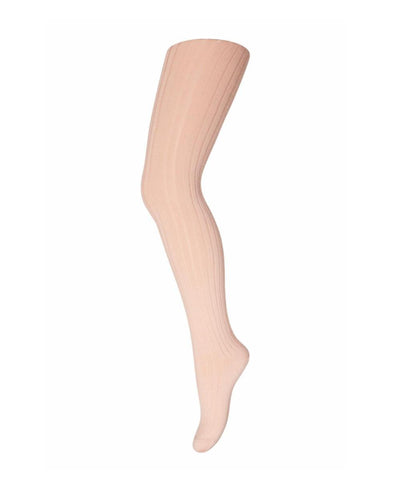 Mp Denmark Wool Rib Tights Rose Dust 853