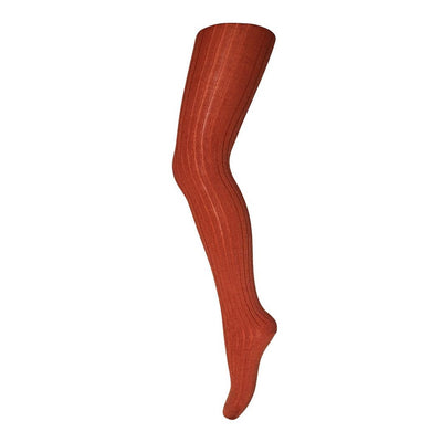Mp Denmark Wool Rib Tights Sienna - Studio Play