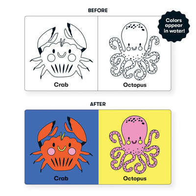 Mudpuppy Bath Book Color The Ocean
