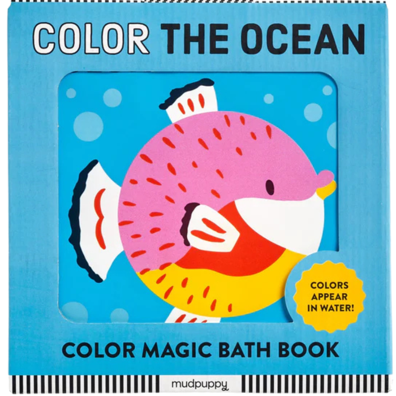 Mudpuppy Bath Book Color The Ocean