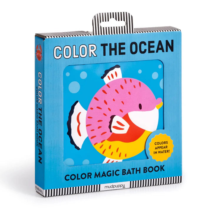 Mudpuppy Bath Book Color The Ocean