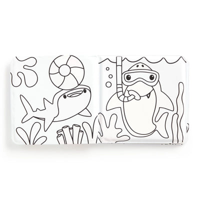 Mudpuppy Bath Book Shark Splash