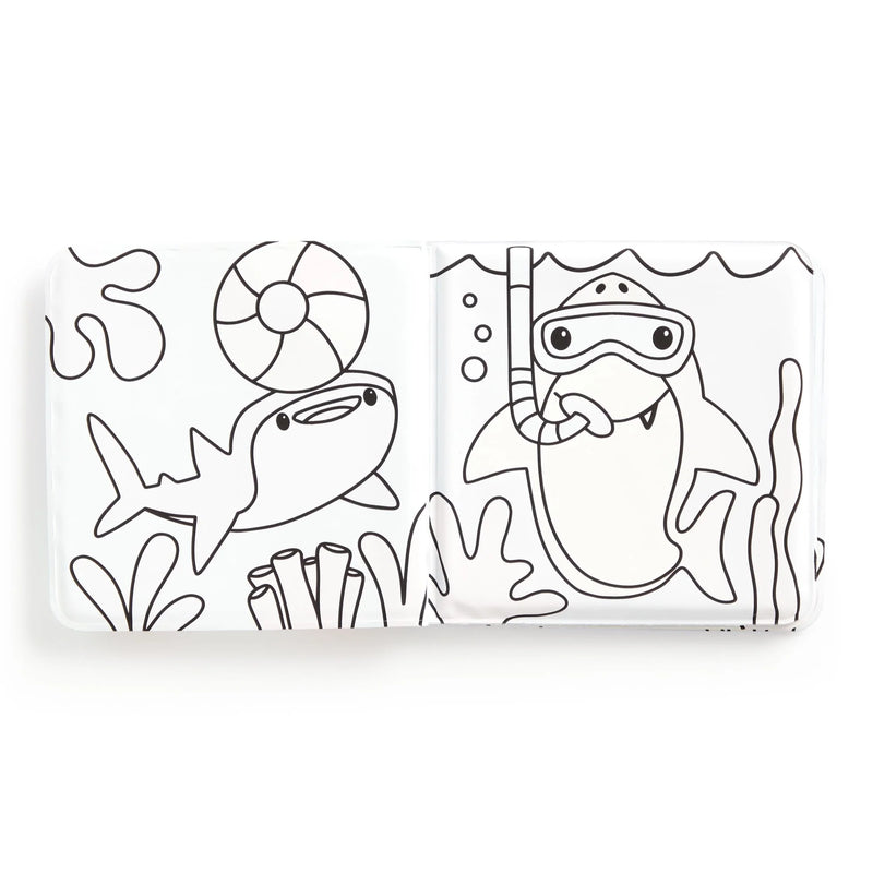 Mudpuppy Bath Book Shark Splash