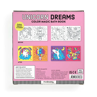 Mudpuppy Bath Book Unicorn Dreams
