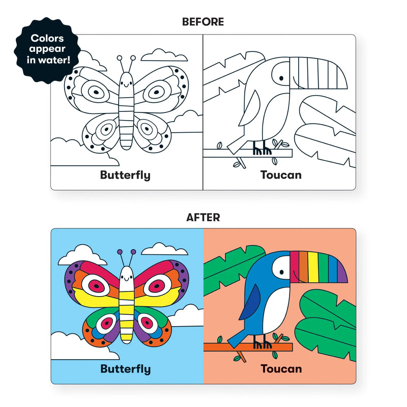 Mudpuppy Bath Book Wild Rainbow