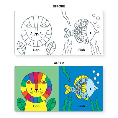 Mudpuppy Bath Book Wild Rainbow