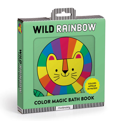 Mudpuppy Bath Book Wild Rainbow