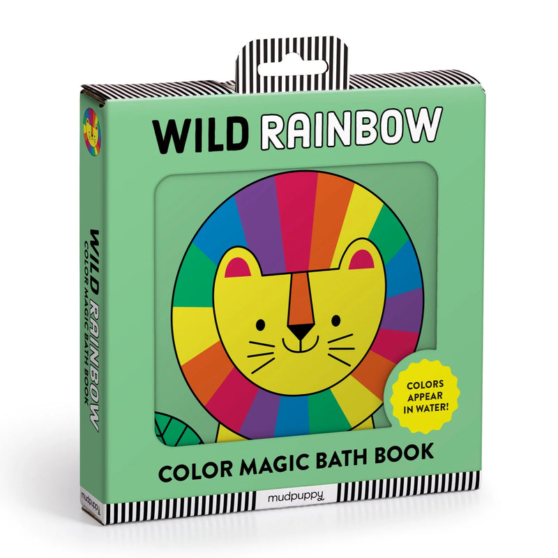 Mudpuppy Bath Book Wild Rainbow