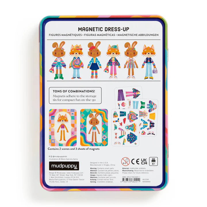Mudpuppy Play Set Dress Up Rainbow Fashion