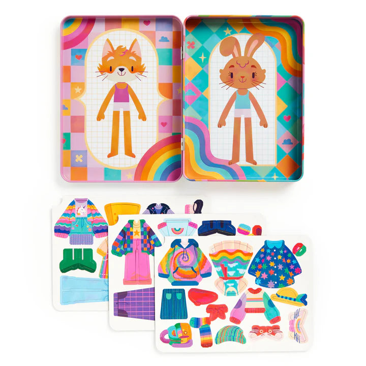 Mudpuppy Play Set Dress Up Rainbow Fashion