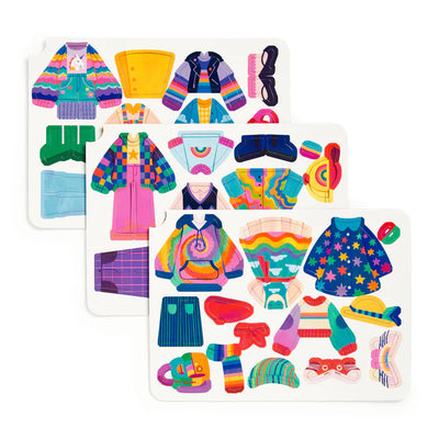 Mudpuppy Play Set Dress Up Rainbow Fashion