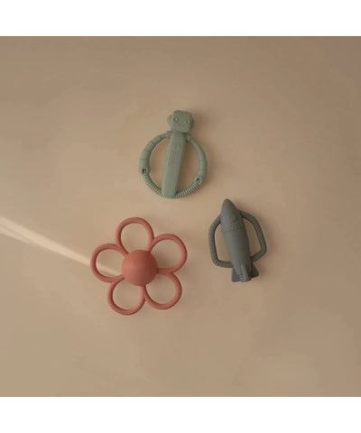 Mushie Rattle Teether Rocket
