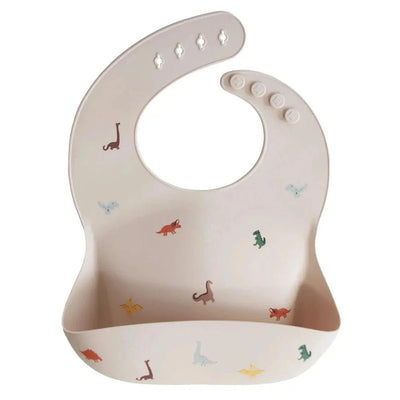 Mushie Silicone Bib Dino - Studio Play