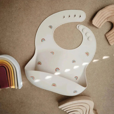 Mushie Silicone Bib Rainbow - Studio Play