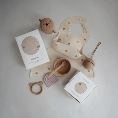 Mushie Silicone Bib Rainbow - Studio Play