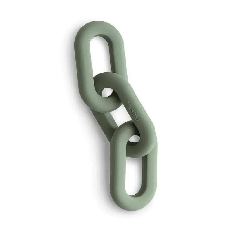 Mushie Teether Link Dried Thyme - Studio Play