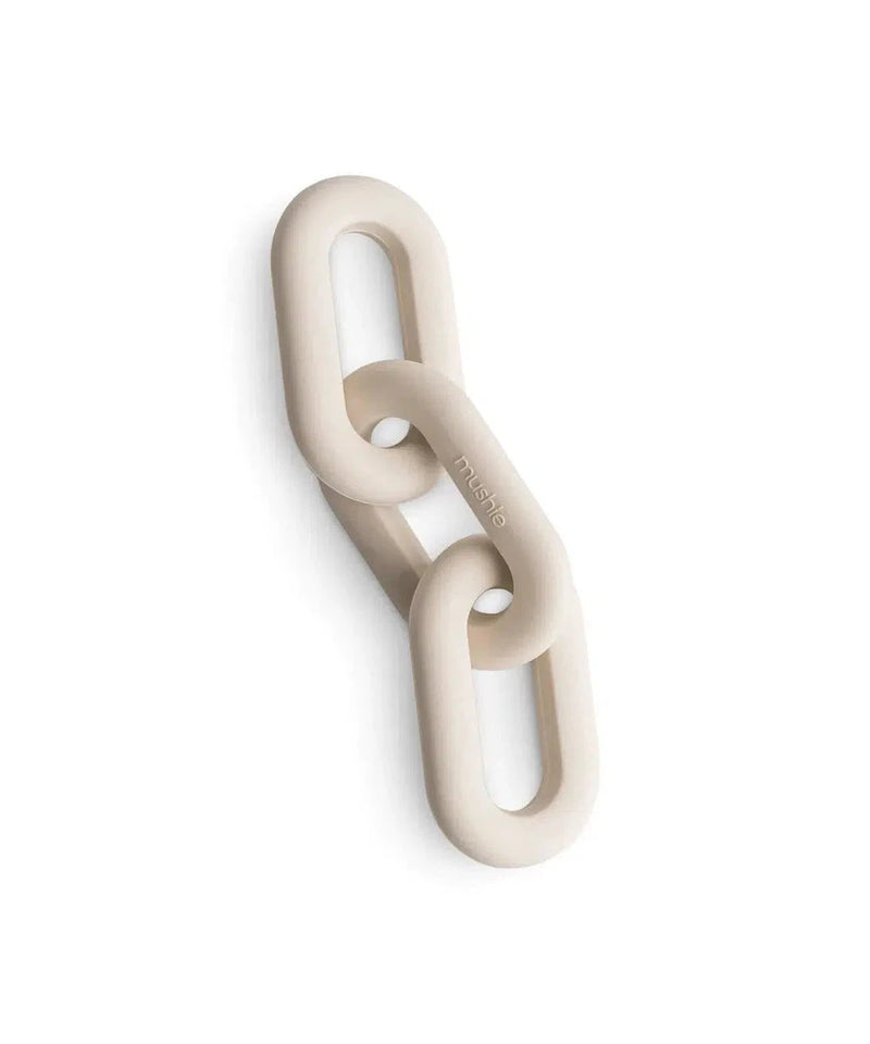 Mushie Teether Link Shifting Sand