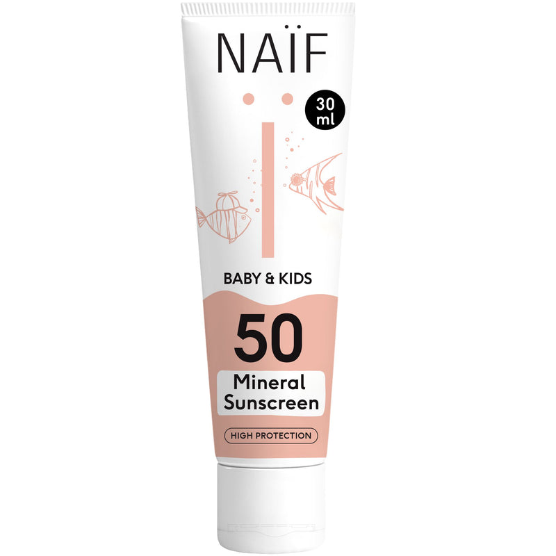 Naif Mineral Zonnecrème Baby & Kids SPF50 30ML