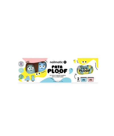 Nailmatic Pataploof Bath & Shower Dough - Blue & Pink + Bloop & Poofy
