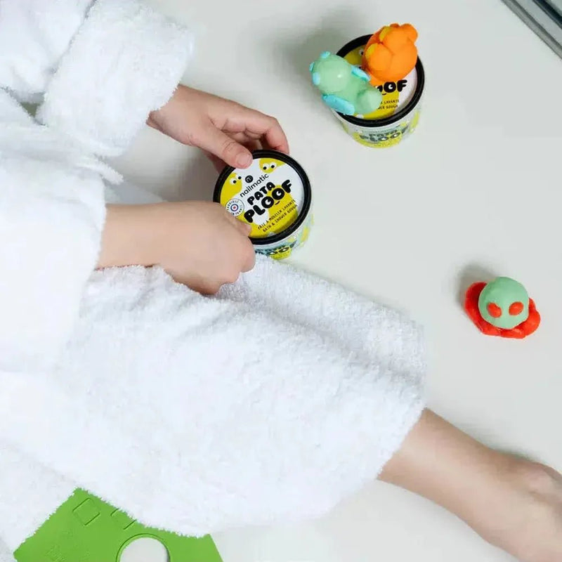 Nailmatic Pataploof Bath & Shower Dough - Green & Red + Bloop - Studio Play