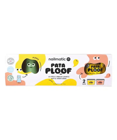 Nailmatic Pataploof Bath & Shower Dough - Yellow & Orange + Ploofy