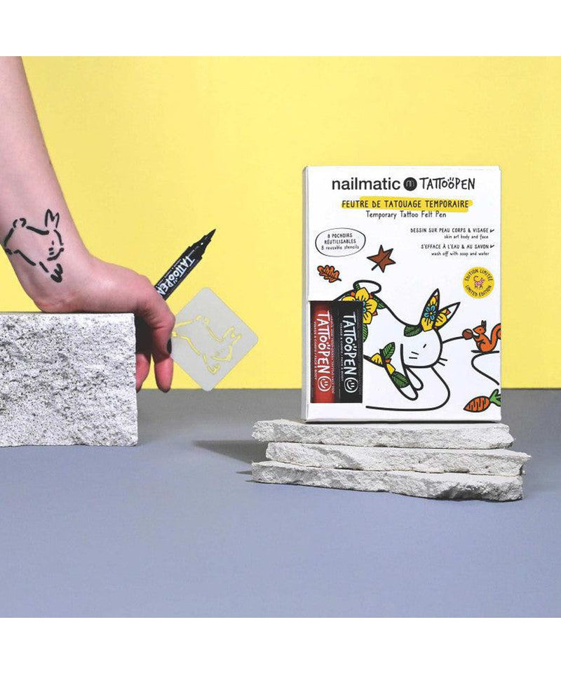 Nailmatic Tattoopen Duoset The Rabbit By Ami Imaginaire