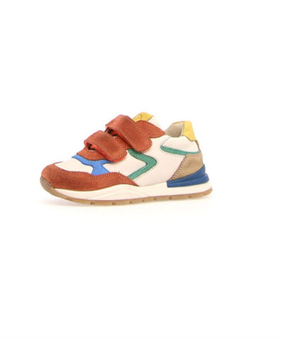 Naturino Active and Running Rokkim Suede/Nappa/Suede Spazz./Rooibos-Milk-Yellow