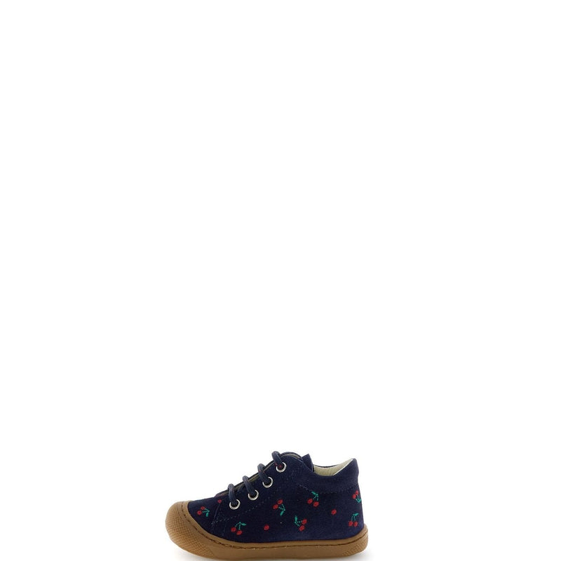 Naturino Cocoon Embr Cherry Suede Navy