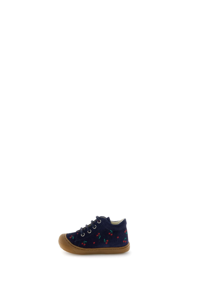 Naturino Cocoon Embr Cherry Suede Navy - Studio Play