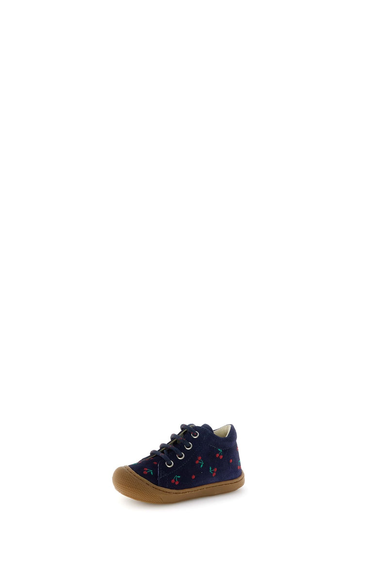 Naturino Cocoon Embr Cherry Suede Navy - Studio Play