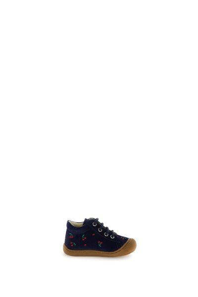 Naturino Cocoon Embr Cherry Suede Navy - Studio Play