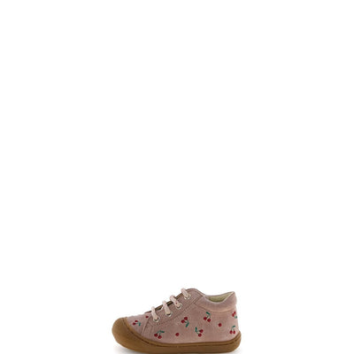 Naturino Cocoon Embr Cherry Suede Rose